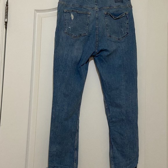 Denim ripped jeans, Womens size 12, Zara - Picture 2 of 2